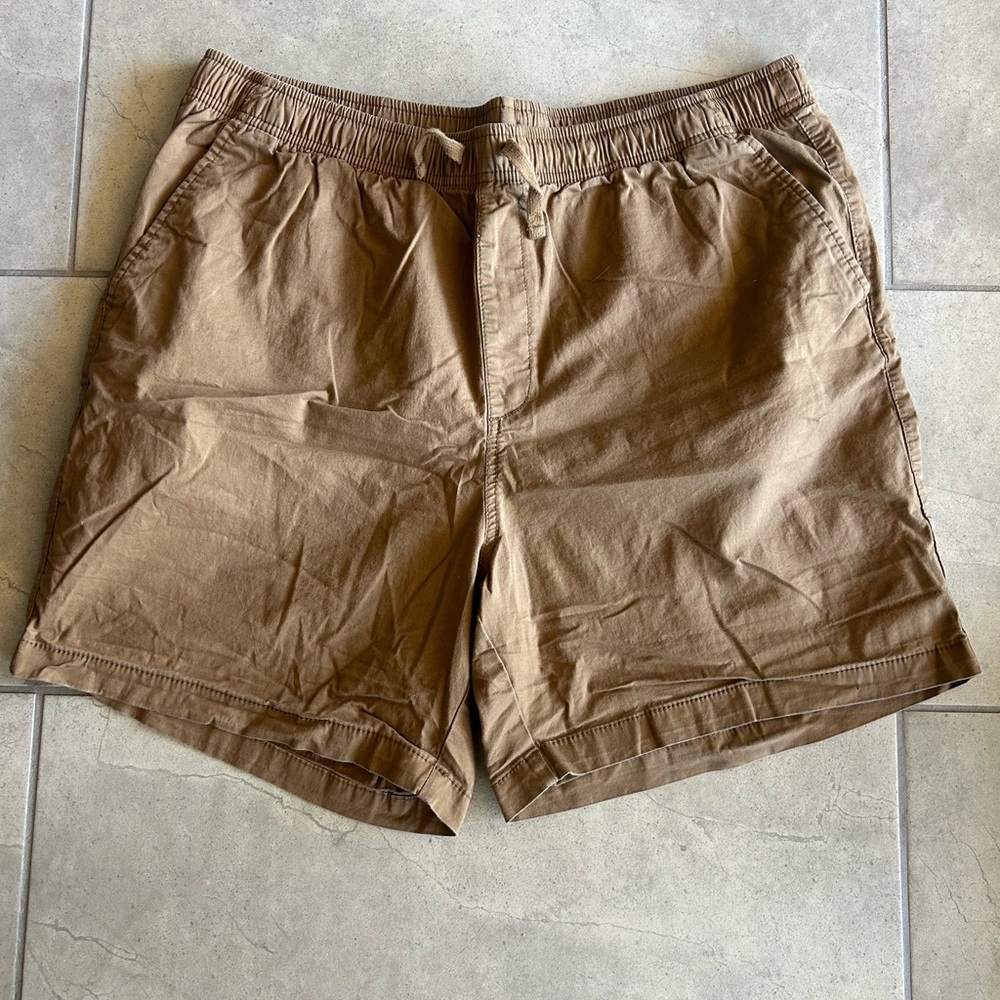 Old Navy Men's Brown Flat Front Shorts